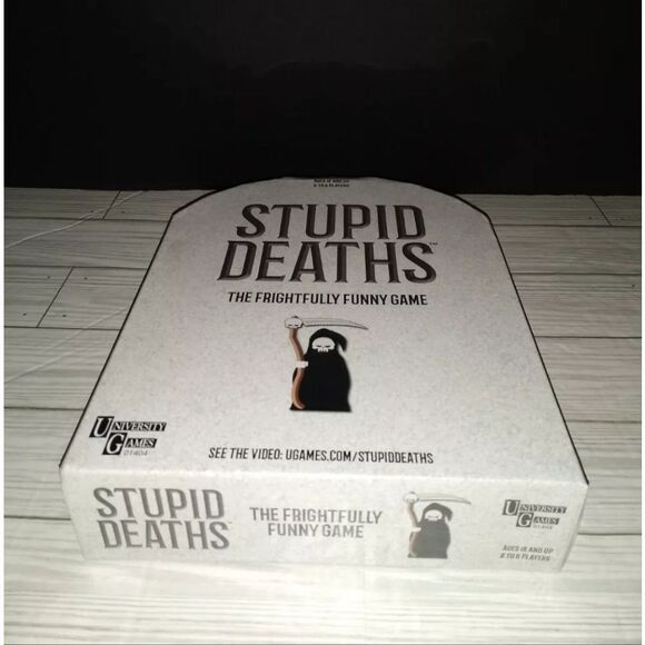 Stupid Deaths - University Games - Frightfully Funny Game - New Sealed - Picture 4 of 6